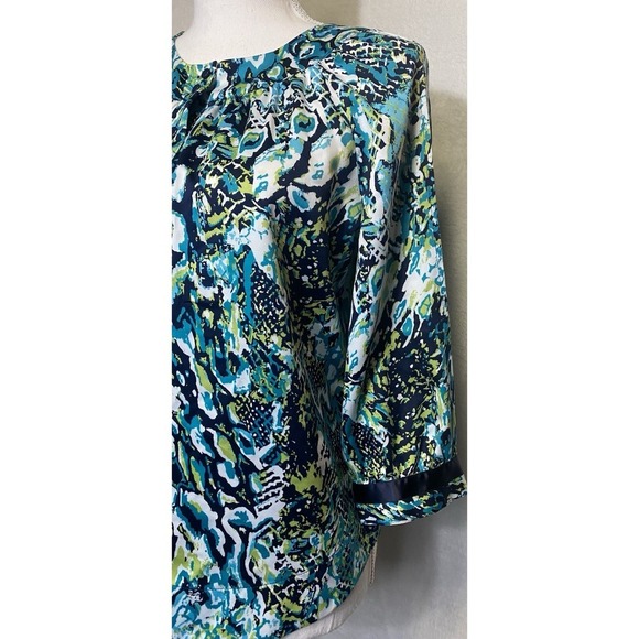 Christopher & Banks 3/4 Sleeve Petite Women's Blouse Size PM - Picture 3 of 9